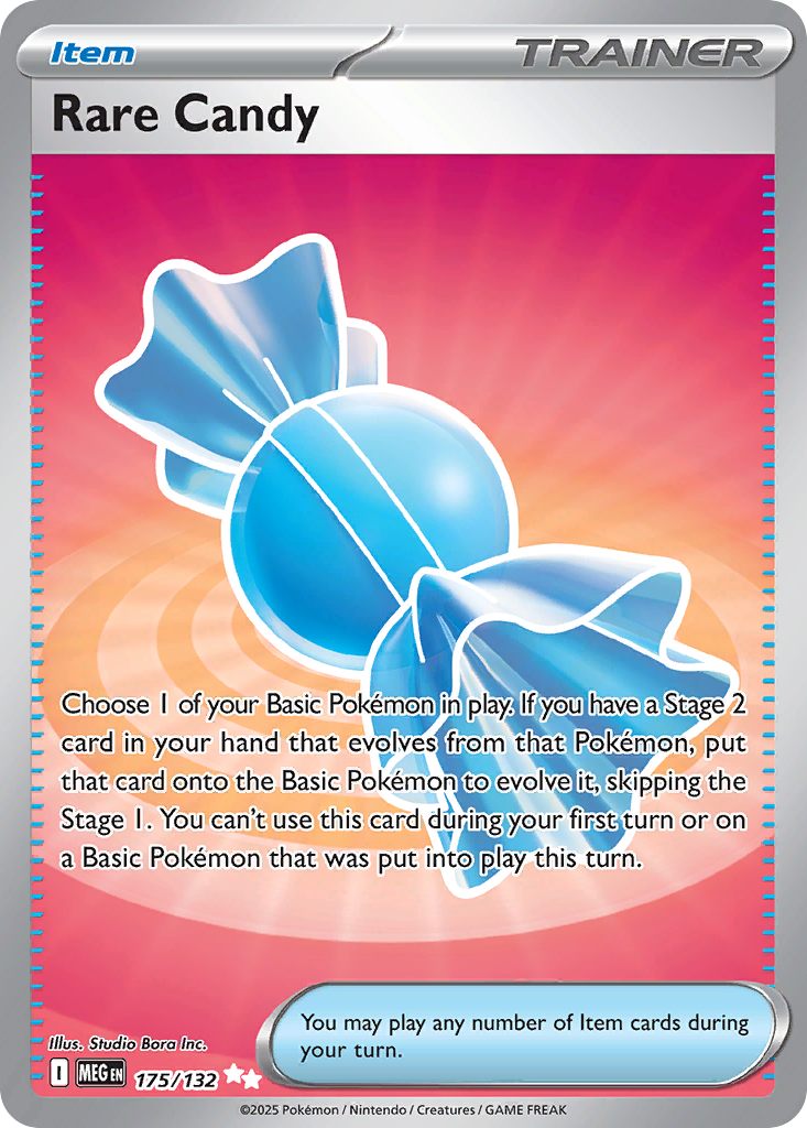 Rare Candy – Mega Evolution 175/132 Pokémon card