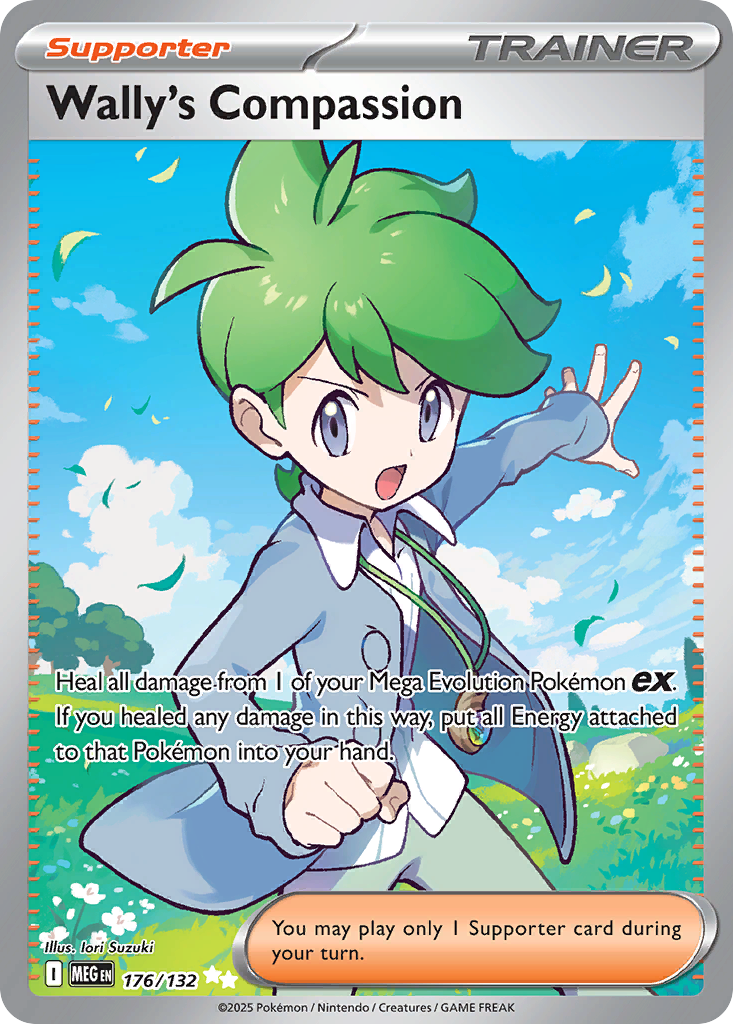 Wally's Compassion – Mega Evolution 176/132 Pokémon card
