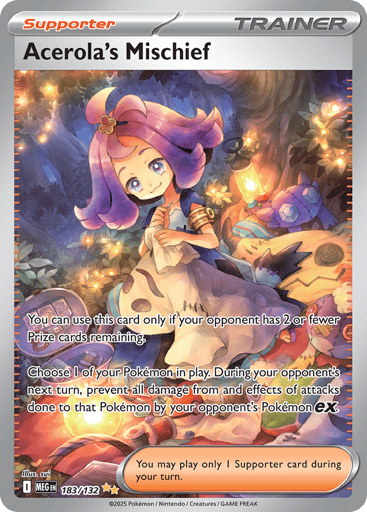 Acerola's Mischief - Mega Evolution 183