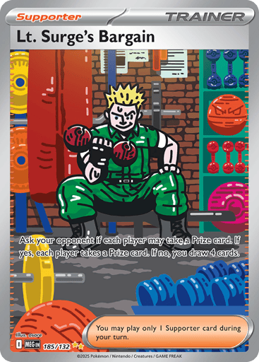 Lt. Surge's Bargain - Mega Evolution 185