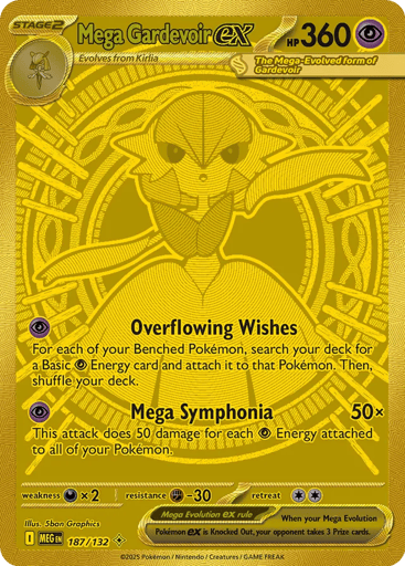 Mega Gardevoir ex - Mega Evolution 187