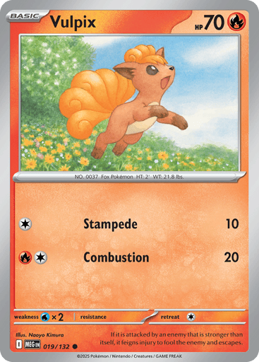 Vulpix - Mega Evolution 19
