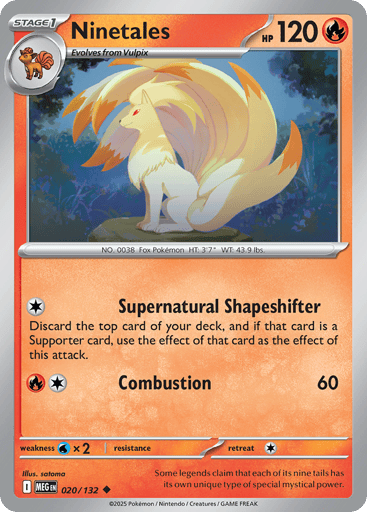 Ninetales - Mega Evolution 20