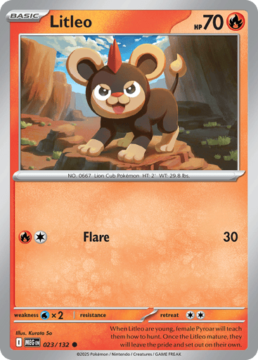 Litleo - Mega Evolution 23