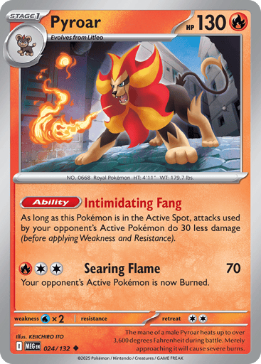 Pyroar - Mega Evolution 24