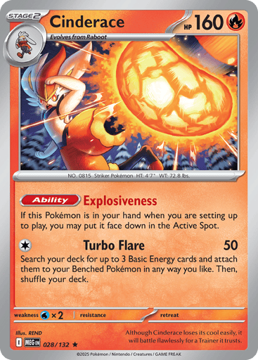 Cinderace - Mega Evolution 28