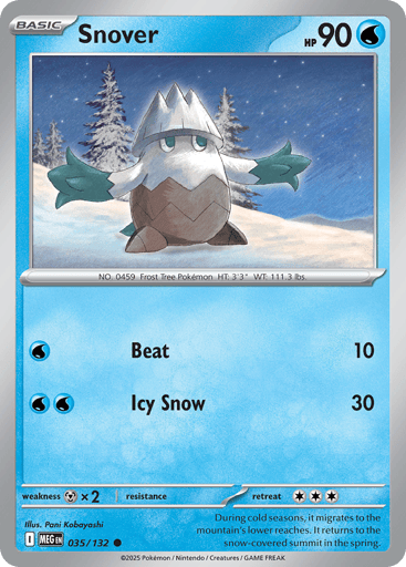Snover - Mega Evolution 35