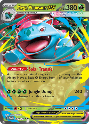 Mega Venusaur ex - Mega Evolution 3