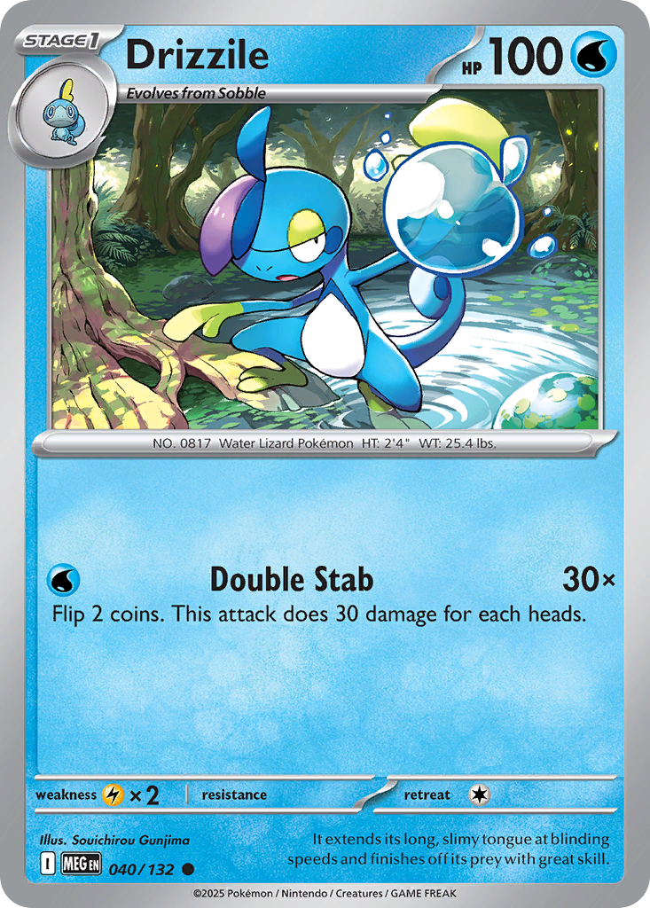 Drizzile – Mega Evolution 040/132 Pokémon card