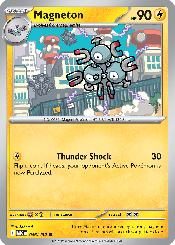Magneton – Mega Evolution 046/132 Pokémon card