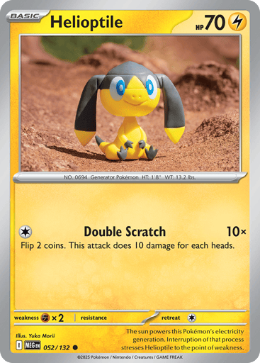 Helioptile - Mega Evolution 52