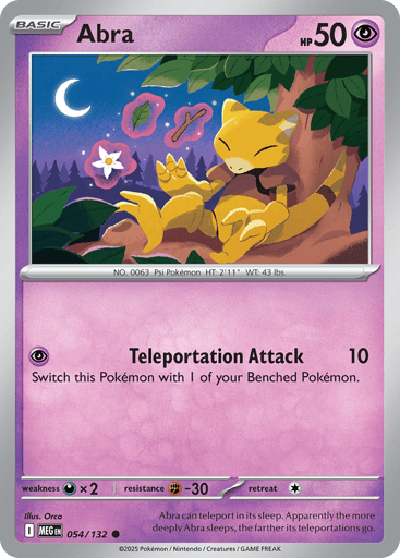Abra - Mega Evolution 54