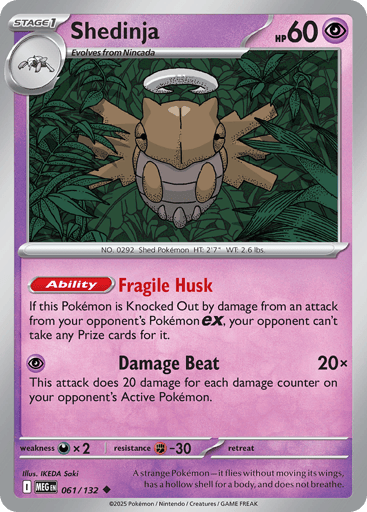 Shedinja - Mega Evolution 61