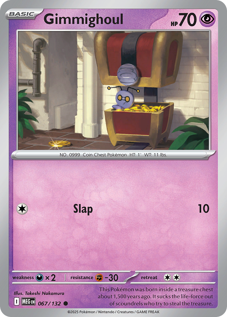 Gimmighoul – Mega Evolution 067/132 Pokémon card