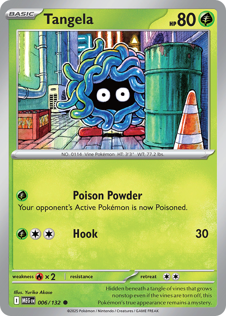 Tangela – Mega Evolution 006/132 Pokémon card