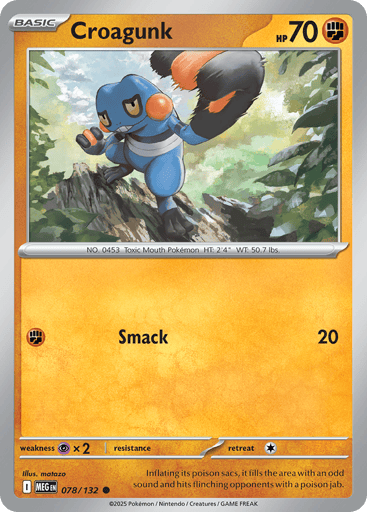 Croagunk - Mega Evolution 78
