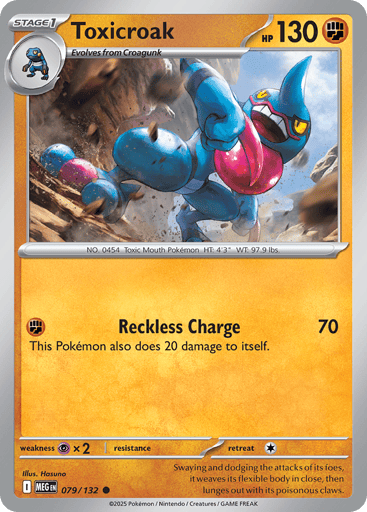 Toxicroak - Mega Evolution 79