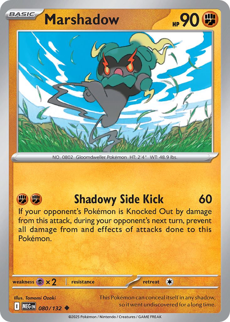 Marshadow – Mega Evolution 080/132 Pokémon card