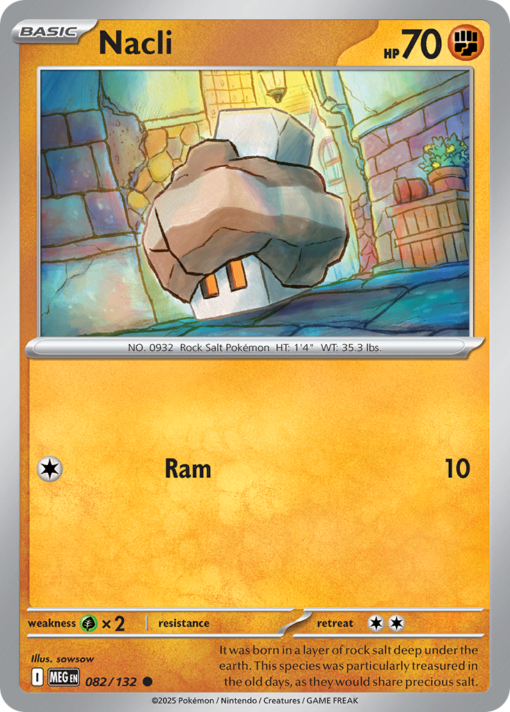 Nacli – Mega Evolution 082/132 Pokémon card