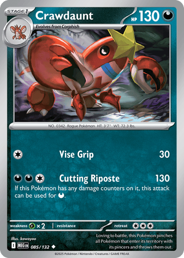 Crawdaunt - Mega Evolution 85