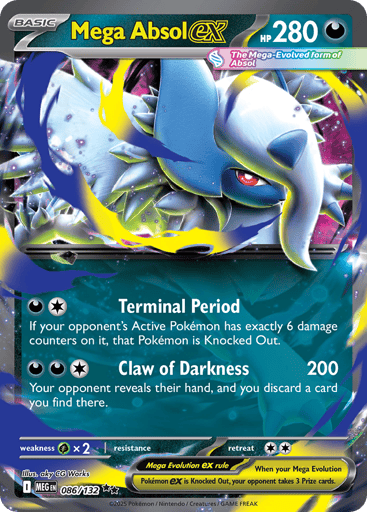 Mega Absol ex - Mega Evolution 86