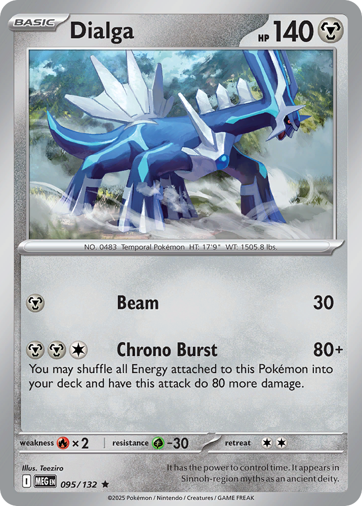 Dialga – Mega Evolution 095/132 Pokémon card