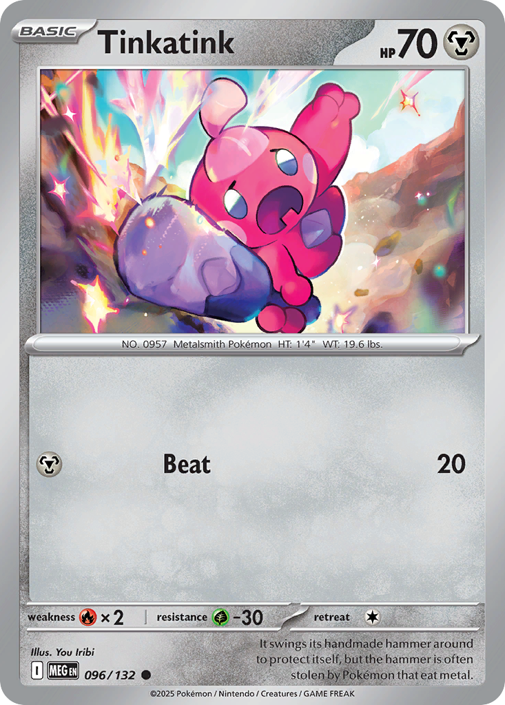 Tinkatink – Mega Evolution 096/132 Pokémon card