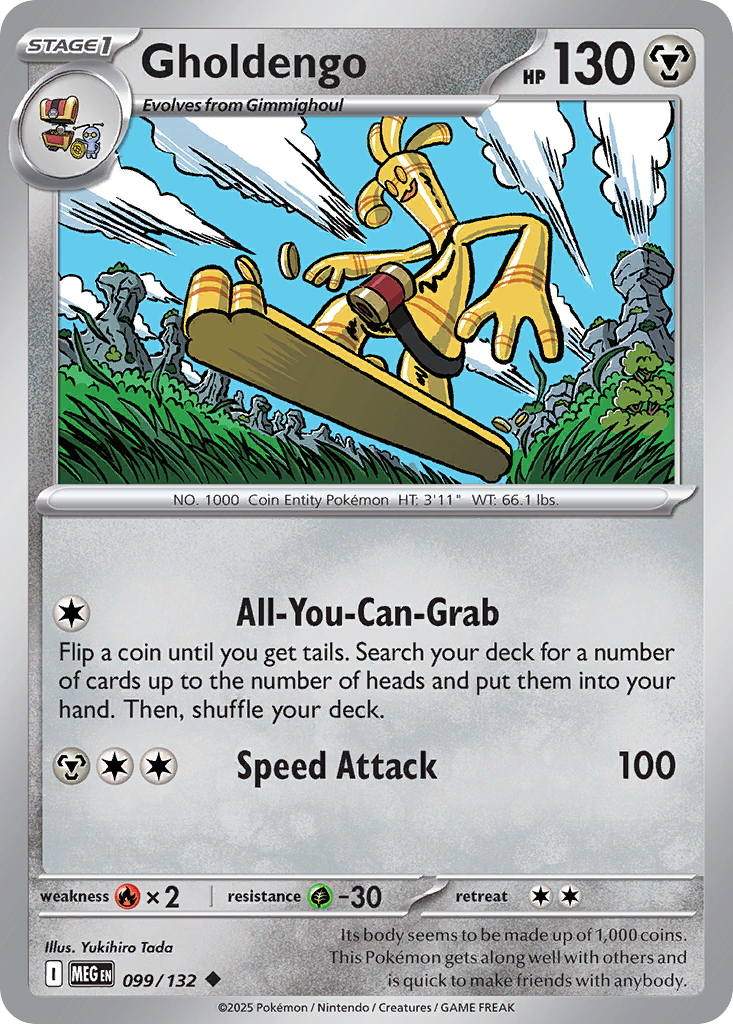 Gholdengo – Mega Evolution 099/132 Pokémon card
