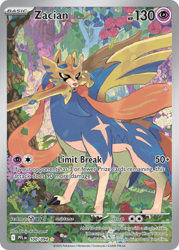 Zacian - Phantasmal Flames 100