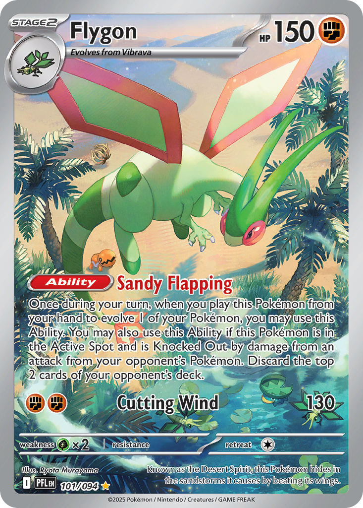 Flygon – Phantasmal Flames 101/094 Pokémon card
