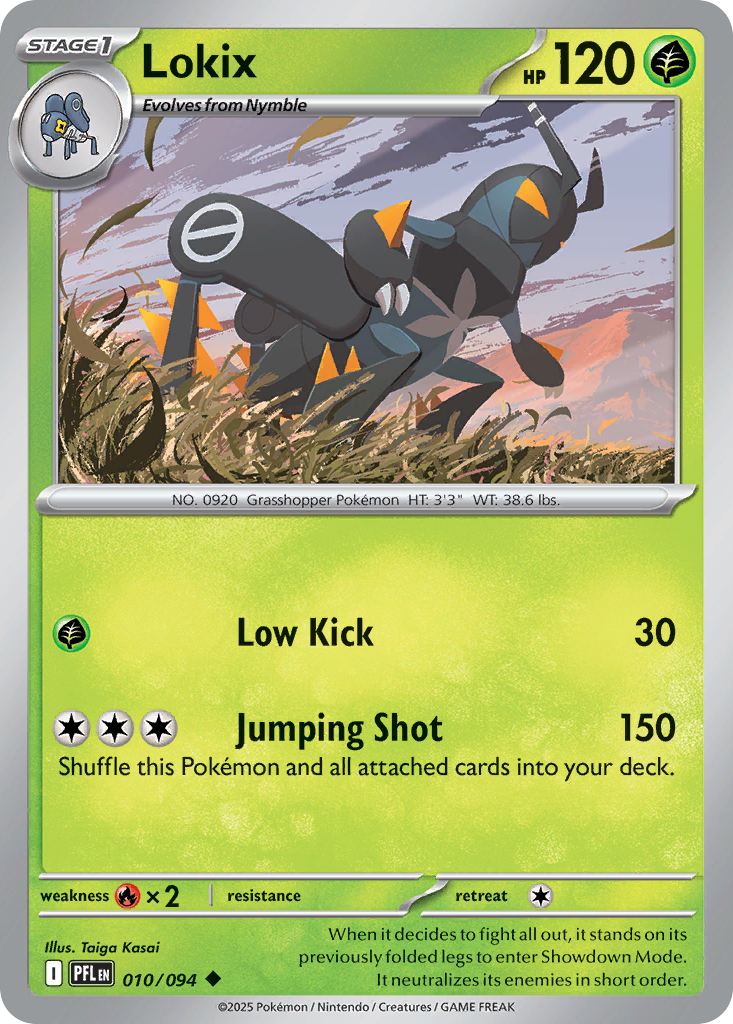 Lokix – Phantasmal Flames 010/094 Pokémon card