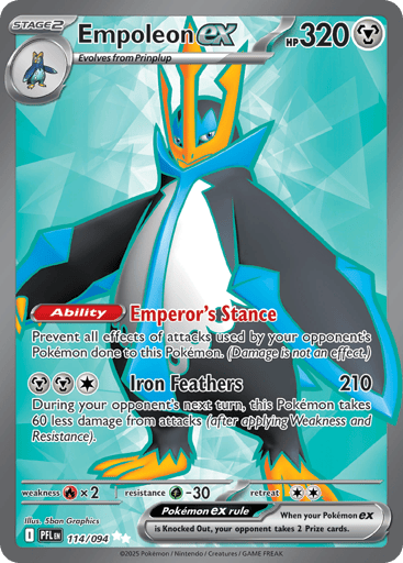 Empoleon ex - Phantasmal Flames 114