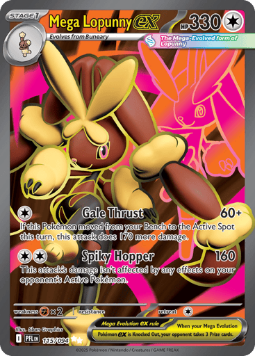 Mega Lopunny ex - Phantasmal Flames 115