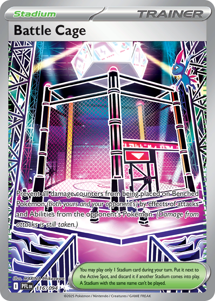 Battle Cage – Phantasmal Flames 116/094 Pokémon card