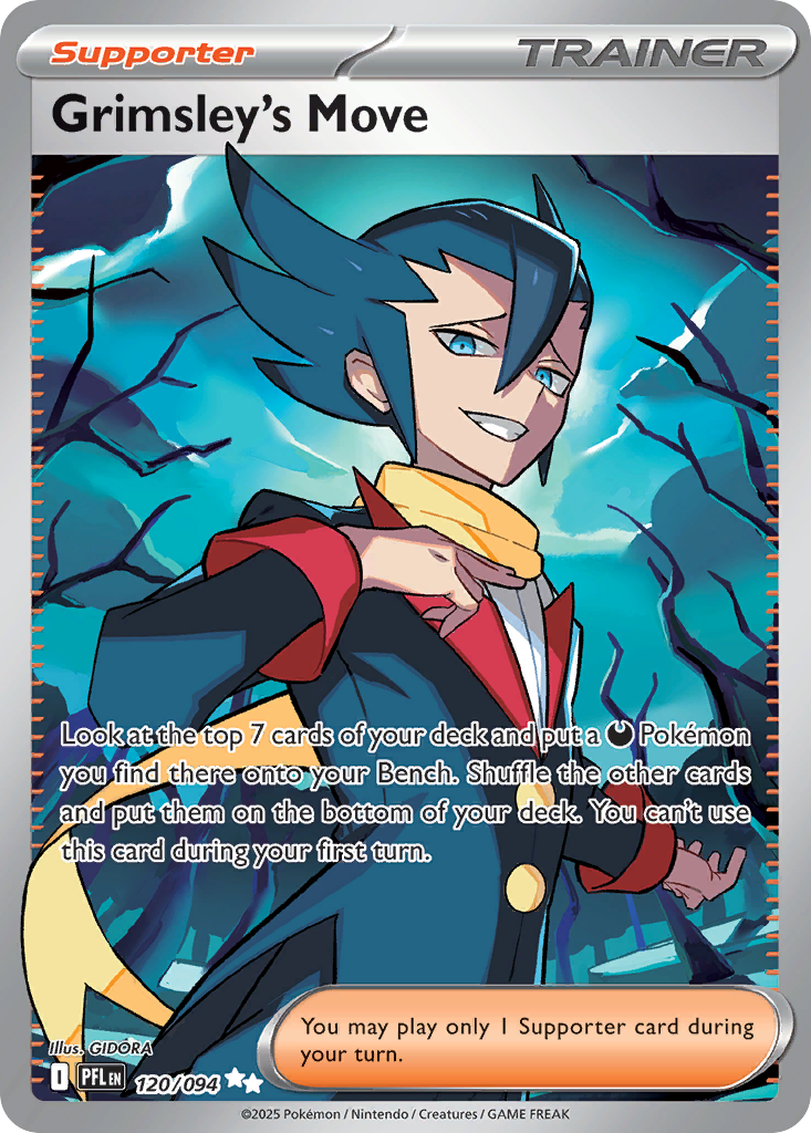 Grimsley's Move – Phantasmal Flames 120/094 Pokémon card