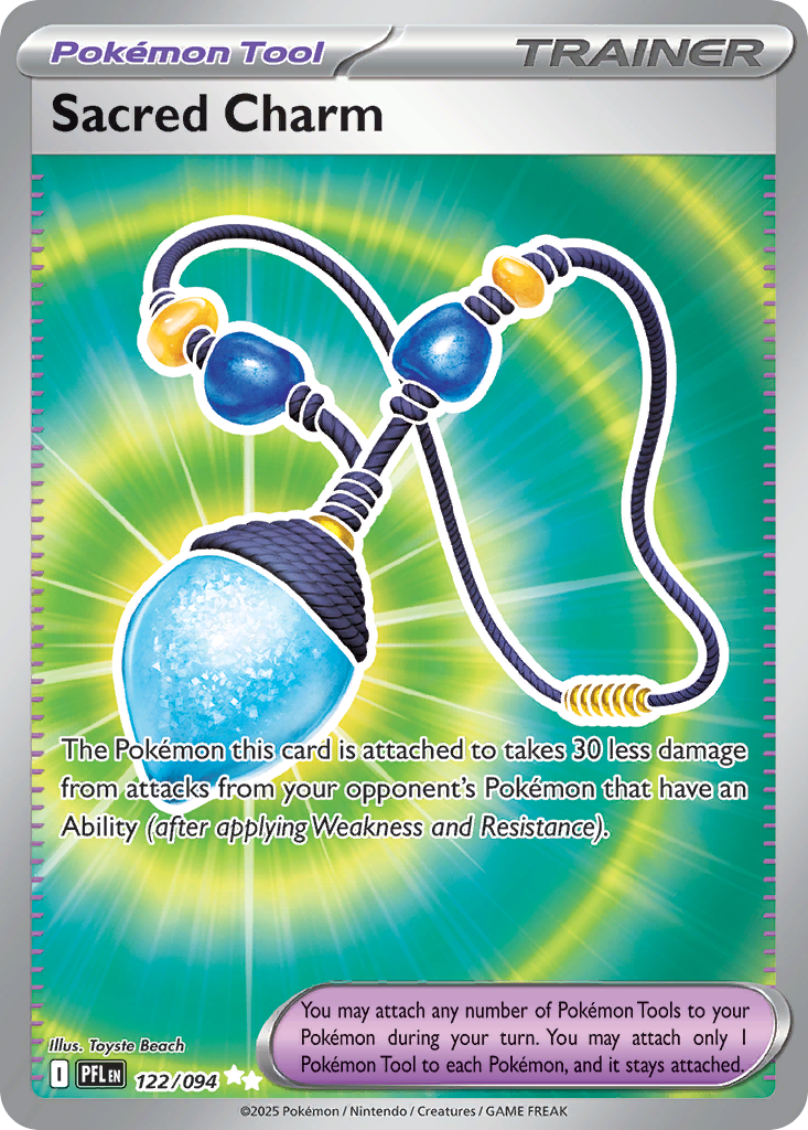 Sacred Charm – Phantasmal Flames 122/094 Pokémon card