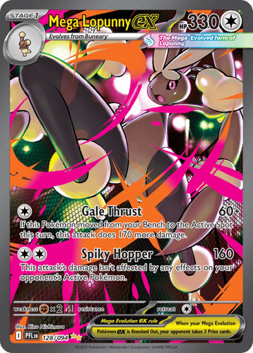 Mega Lopunny ex - Phantasmal Flames 128
