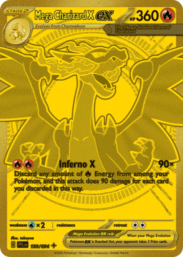 Mega Charizard X ex - Phantasmal Flames 130