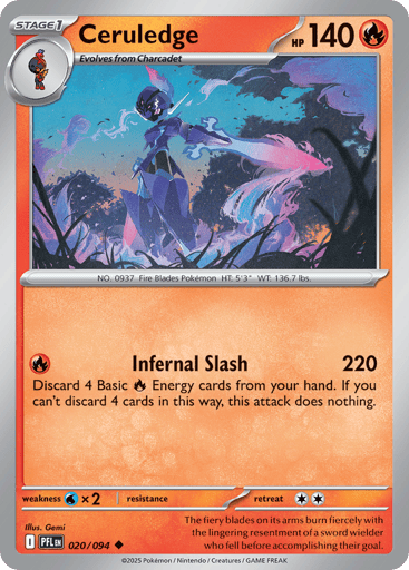 Ceruledge - Phantasmal Flames 20