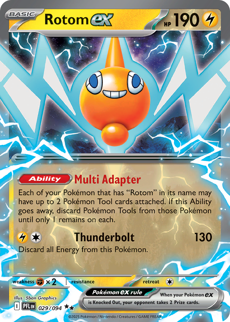 Rotom ex – Phantasmal Flames 029/094 Pokémon card