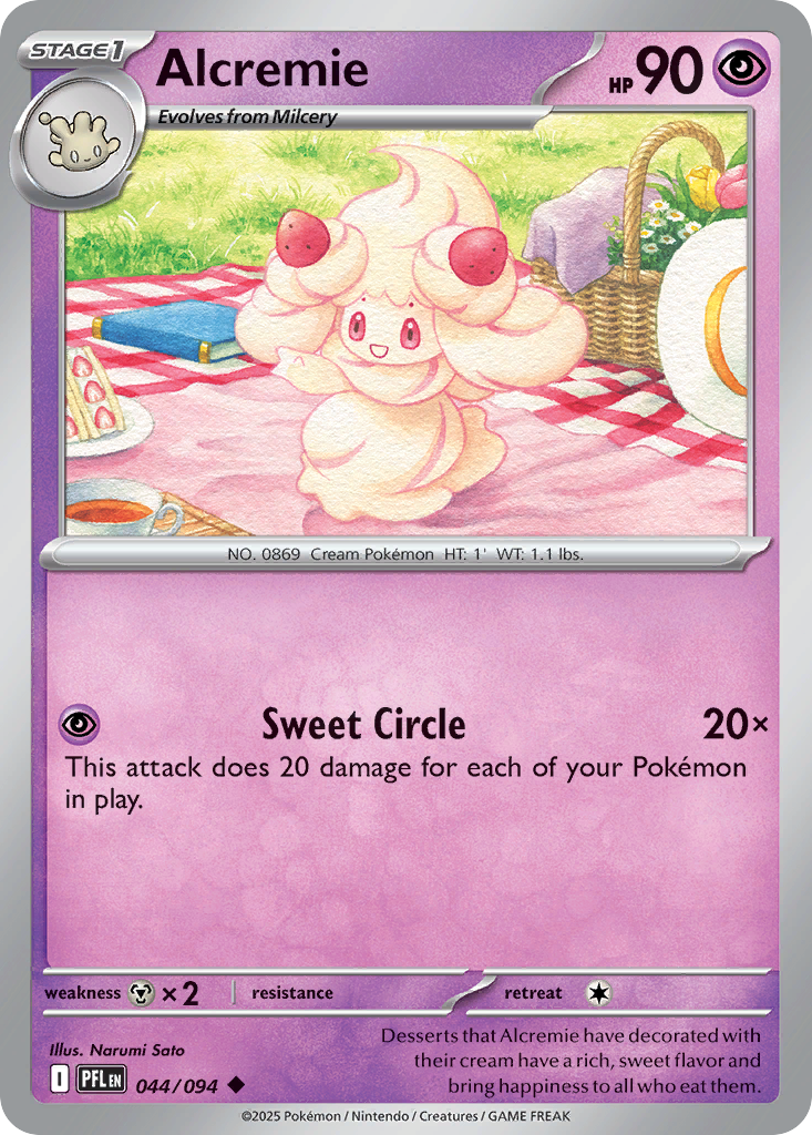 Alcremie – Phantasmal Flames 044/094 Pokémon card
