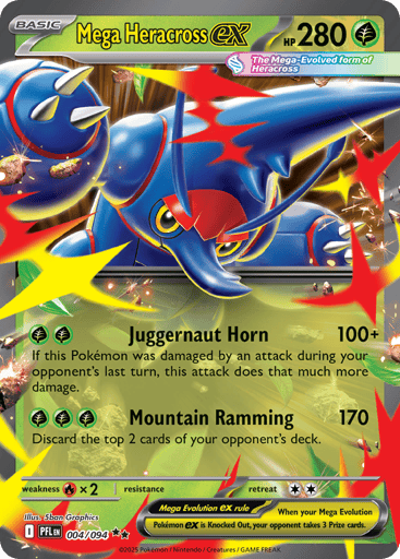 Mega Heracross ex - Phantasmal Flames 4