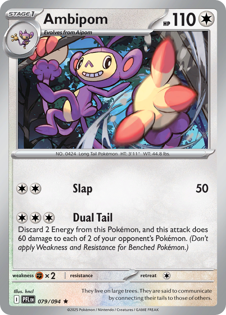 Ambipom – Phantasmal Flames 079/094 Pokémon card