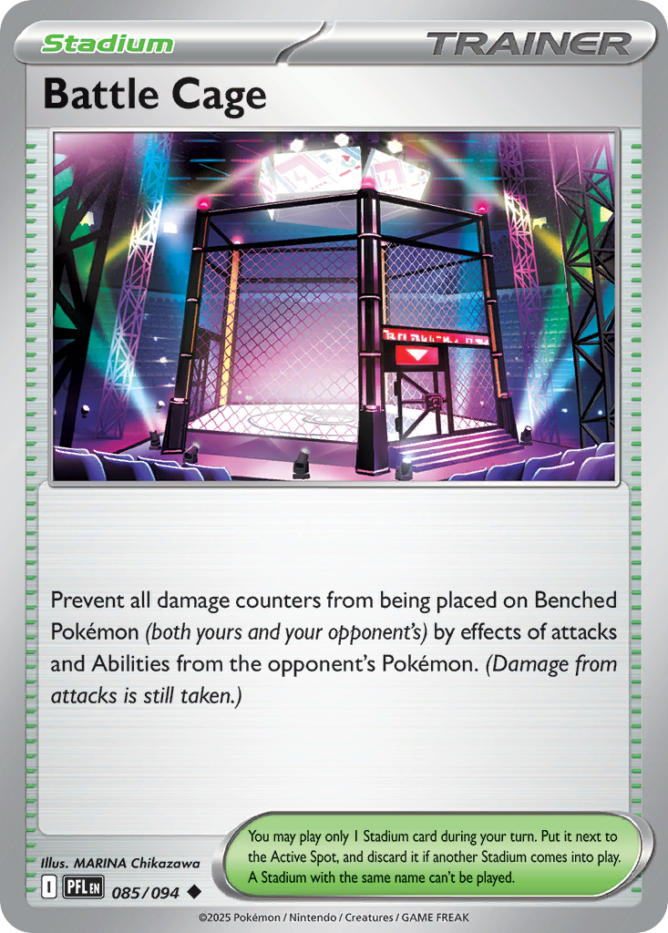 Battle Cage – Phantasmal Flames 085/094 Pokémon card