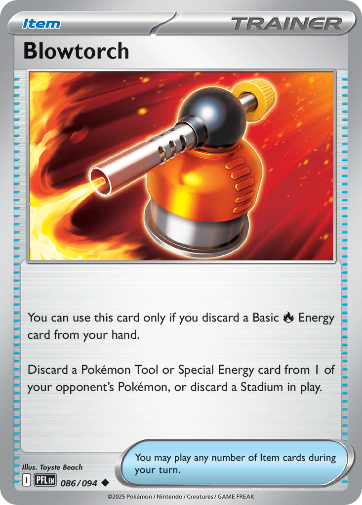 Blowtorch – Phantasmal Flames 086/094 Pokémon card