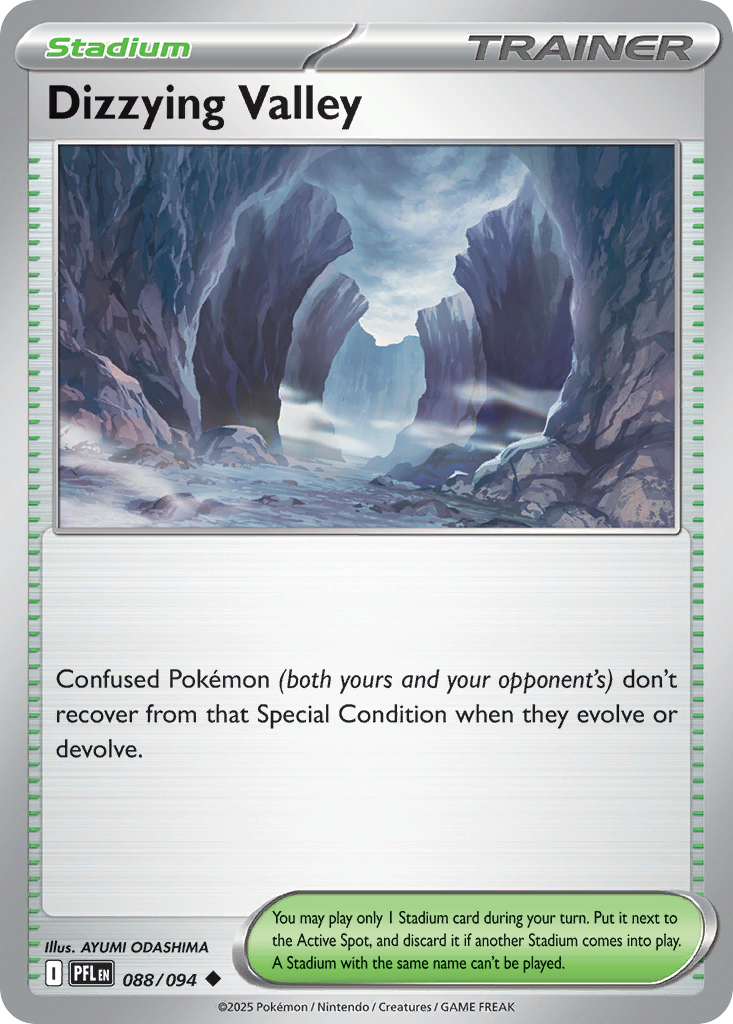 Dizzying Valley – Phantasmal Flames 088/094 Pokémon card