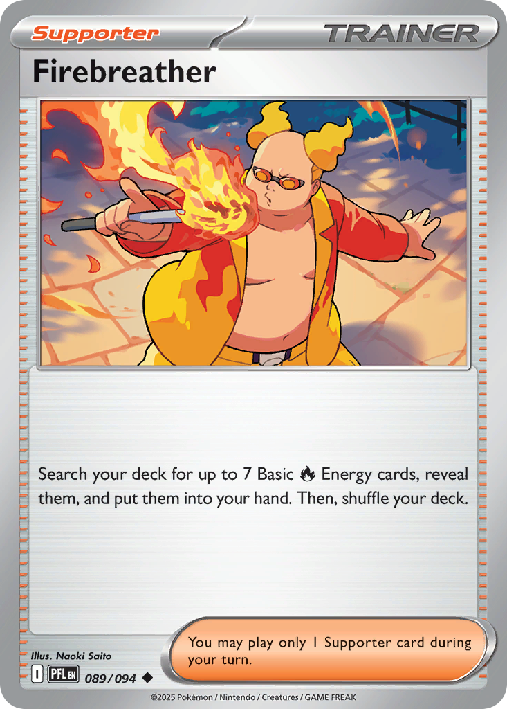 Firebreather – Phantasmal Flames 089/094 Pokémon card