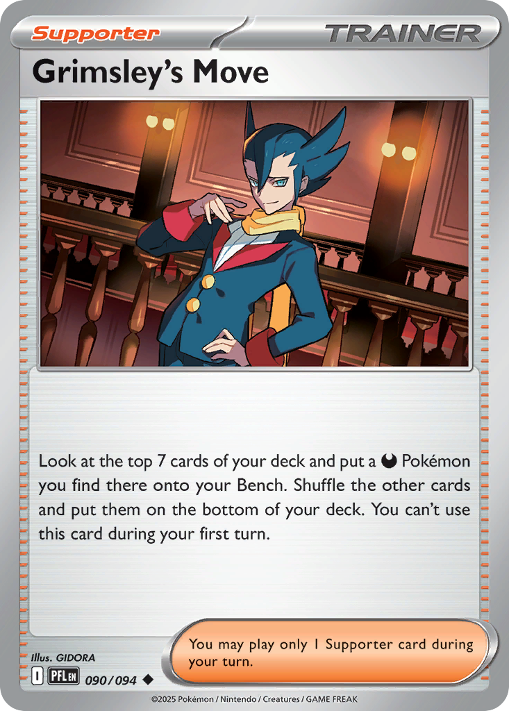 Grimsley's Move – Phantasmal Flames 090/094 Pokémon card