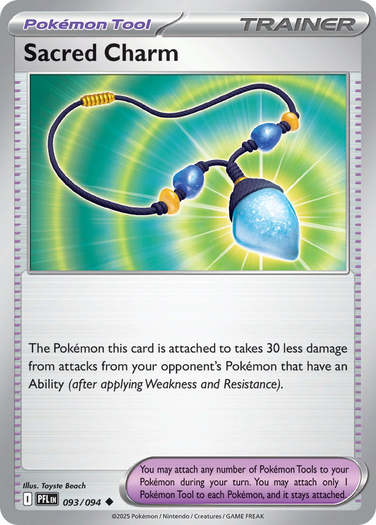 Sacred Charm – Phantasmal Flames 093/094 Pokémon card