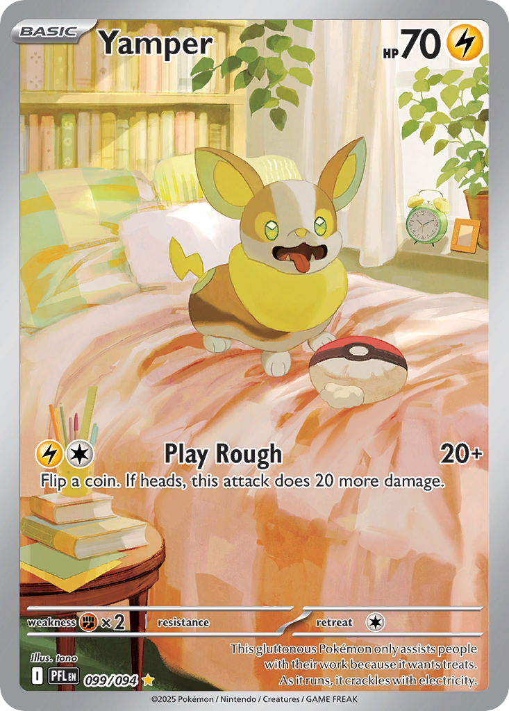 Yamper – Phantasmal Flames 099/094 Pokémon card